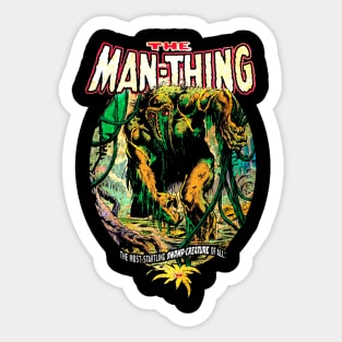 MAN-THING 1974 Sticker